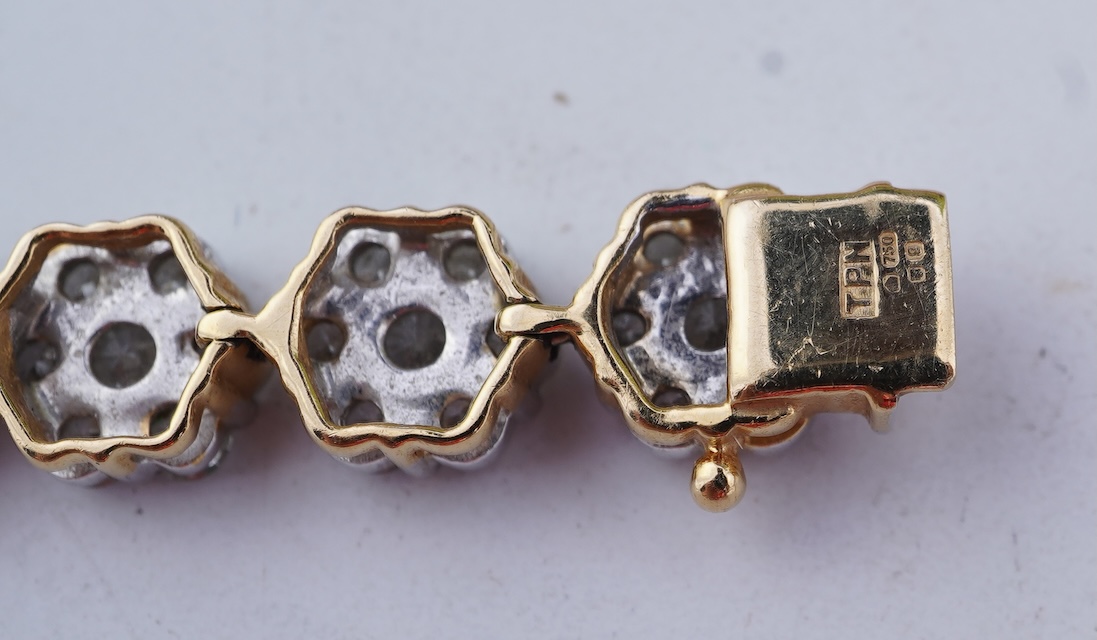 A diamond bracelet